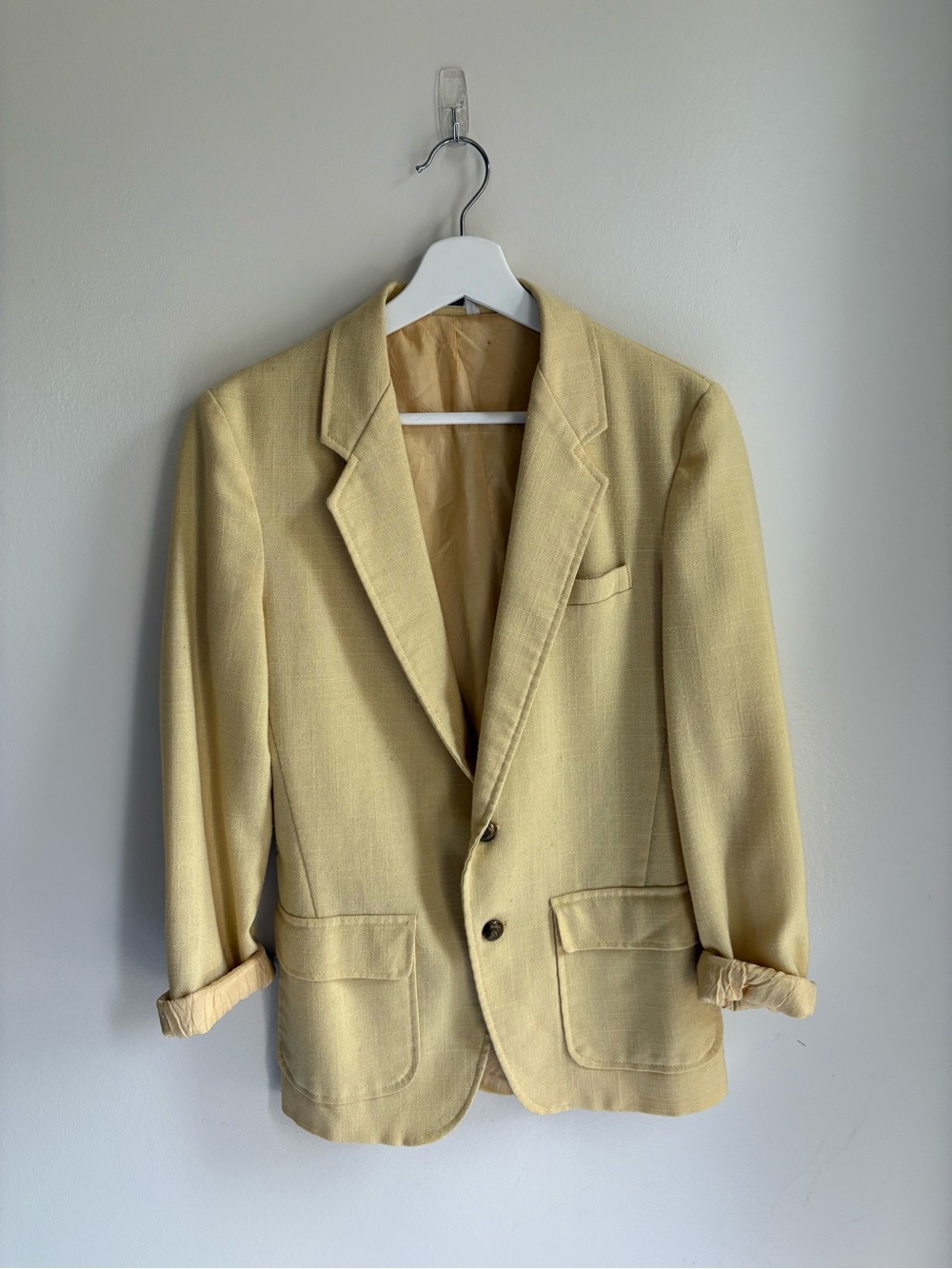 Vintage Yellow Blazer